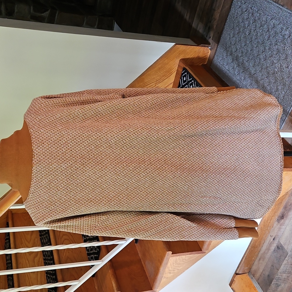 👚Doe & Rae Mustard and Cream Knit Sweater - Picture 6 of 8